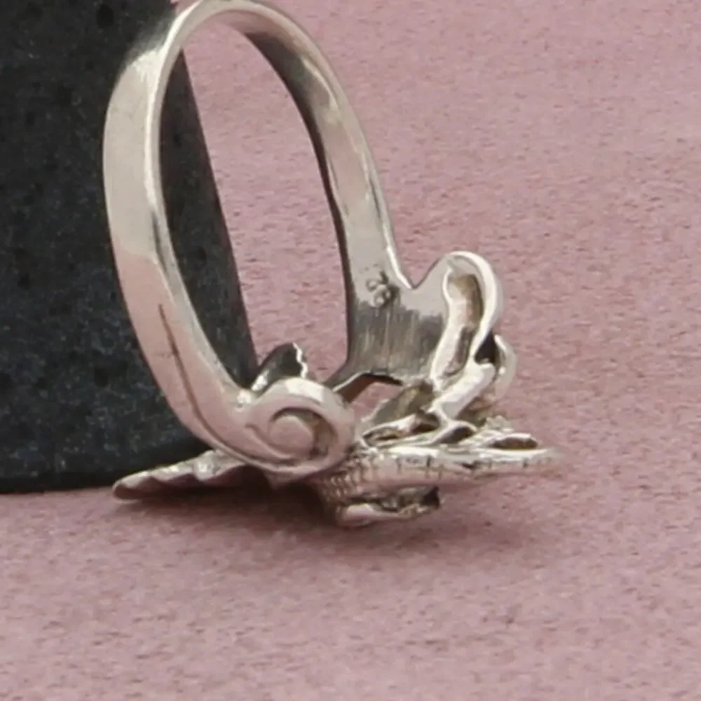 ⚡clearance⚡ sterling silver mens flying dragon ring size 10